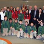 Boy Scouts at Council Meeting