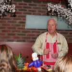 Helping at the Charity Christmas Breakfast