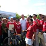 With a local Seniors Group