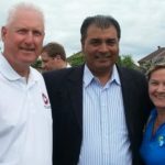 With Councillor Karen Rea and MP Bob Saroya